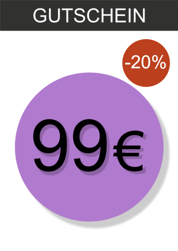 GESCHENKGUTSCHEIN 99€ -20%